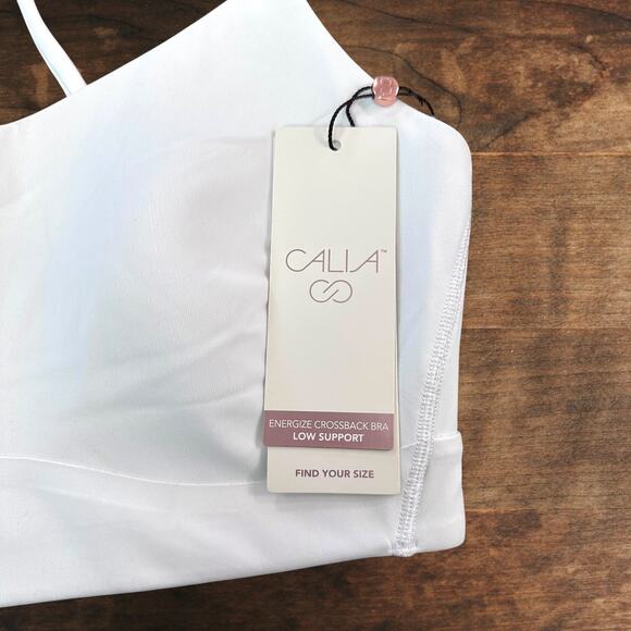 Calia Energize Strappy Sports Bra | White | Size M | NWT - Picture 4 of 8